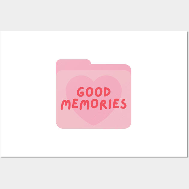 Good Memories File Wall Art by groovyfolk